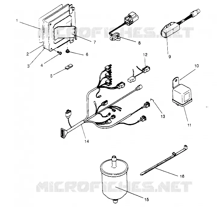 EFI PARTS RXL TOURING 0950869 (4928982898D005)