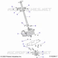 STEERING POST  AND EPS