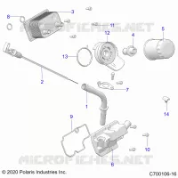 ENGINE, DIPSTICK & OIL FILTER
