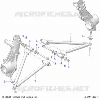 SUSPENSION, A-ARM AND STRUT MOUNTING