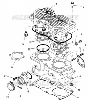 CYLINDER 440 XCR SP 0961760 (4931583158C008)