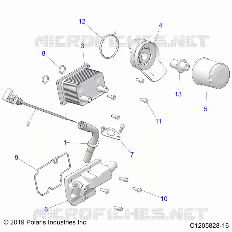 ENGINE, DIPSTICK & OIL FILTER