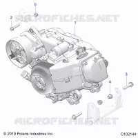 ENGINE, ENGINE AND TRANSMSSION MOUNTING