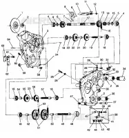 GEARCASE ASSEMBLY WIDETRAK LX 0942064 (49250425040017)