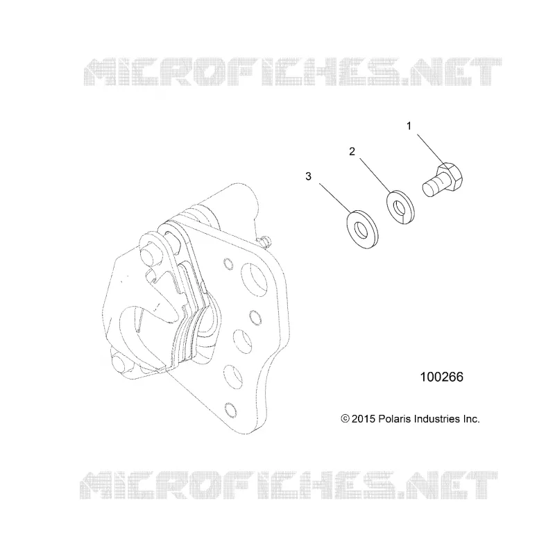FRONT BRAKE CALIPER MOUNTING