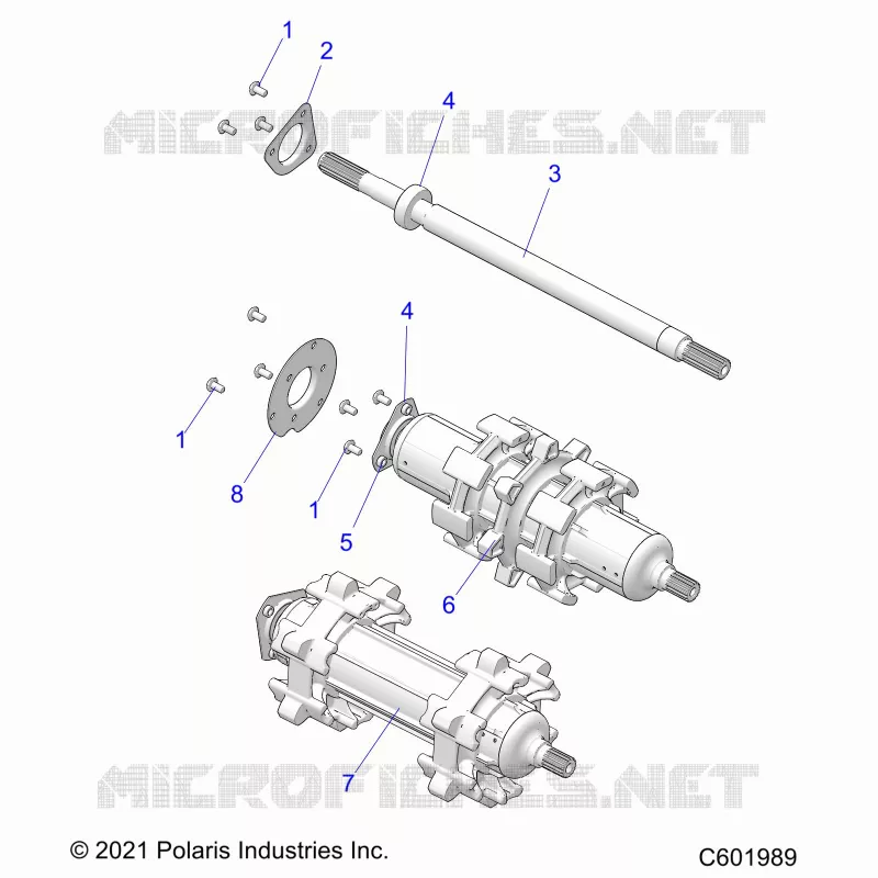 DRIVE TRAIN, JACKSHAFT AND DRIVE SHAFT