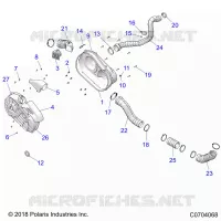 DRIVE TRAIN, CLUTCH COVER AND DUCTING