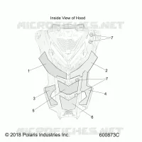 HOOD FOAM/FIBER