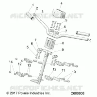UPPER STEERING & HANDLEBAR ASM.