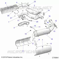 ENGINE, EXHAUST SYSTEM