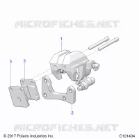 BARKE CALIPER, FRONT
