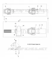 DRIVE TRAIN, FRONT PROP SHAFT