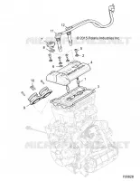 THROTTLE BODY AND VALVE COVER