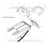 REAR BUMPER, SNOWFLAP, AND TAILLIGHT HOUSING
