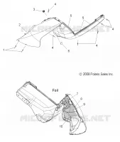 FENDER ASM., LH