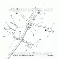 STEERING, H-BAR, STEERING POST, GRIPS