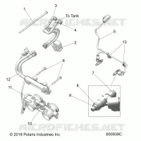 FUEL SYSTEM, RAIL, LINES AND THROTTLE BODY