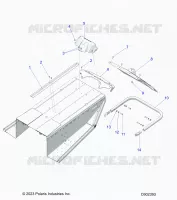 BUMPER, REAR, SNOWFLAP AND TAILLIGHT COVER