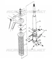 STRUT ASSEMBLY  2X4 300 W957530 (4930053005B002)