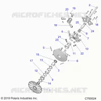 DRIVE TRAIN, PRIMARY CLUTCH