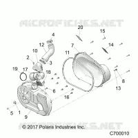 DRIVE TRAIN, CLUTCH COVER AND DUCTING