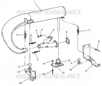 EXHAUST SYSTEM 440 XCR 0941760 (4925182518026A)