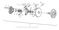 DRIVE CLUTCH ASSEMBLY 2X4 300 W947530 (4926742674B010)