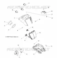 HEADLIGHT POD AND SPEEDOMETER