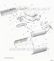 ENGINE, EXHAUST SYSTEM