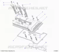 ENGINE, VALVE COVER & SPARK PLUGS
