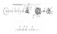 CLUTCH DRIVE AND MOUNTING