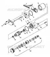 STARTING MOTOR XPRESS 300 W98CA28C (4945364536C013)