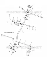STEERING, H-BAR, STEERING POST, TIE ROD