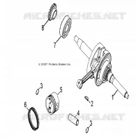 ENGINE, CRANKSHAFT AND PISTON