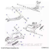 REAR SUSPENSION CONTROL ARMS