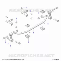 SUSPENSION, STABILIZER BAR, FRONT