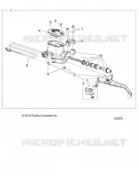 FRONT BRAKE BRAKE LEVER AND MASTER CYLINDER