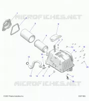 ENGINE, AIR INTAKE