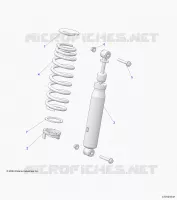 SUSPENSION, FRONT SHOCK MOUNTING