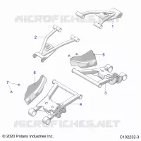 REAR SUSPENSION CONTROL ARMS