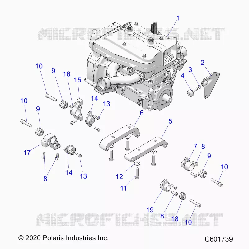 ENGINE, MOUNTING