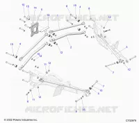 REAR SUSPENSION TRAILING ARMS MOUNTING