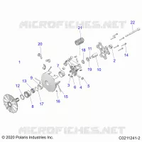 DRIVE TRAIN, PRIMARY CLUTCH