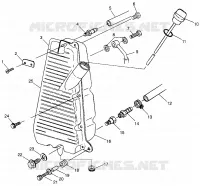 OIL TANK  SCRAMBLER 500 W97BC50A (4943074307A014)