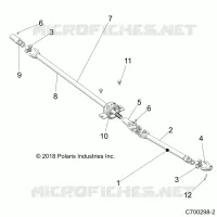 DRIVE TRAIN, FRONT PROP SHAFT