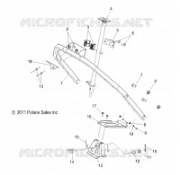 STEERING POST  ASM. AND STEERING HOOP