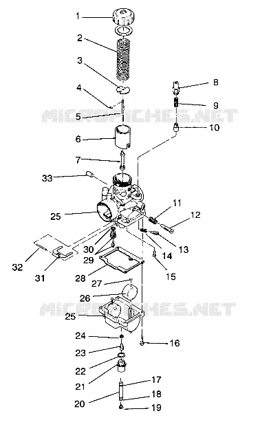 CARBURETOR WIDETRAK GT / X932061 (4924722472031A)