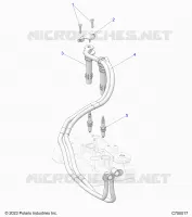 ENGINE, IGNITION COILS AND SPARK PLUGS