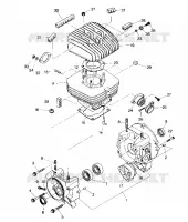 CRANKCASE AND CYLINDER (4913501350031A)