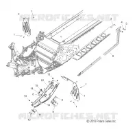 CHASSIS, CLUTCH GUARD AND FOOTRESTS